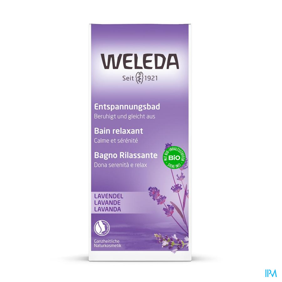 produit Weleda Lavande Bain Relaxant Non Moussant 200ml