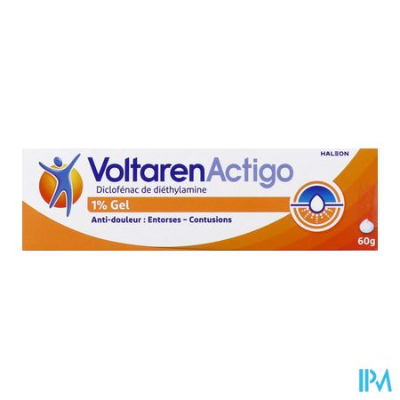 vignette VOLTARENACTIGO 1% GEL TUB 60G