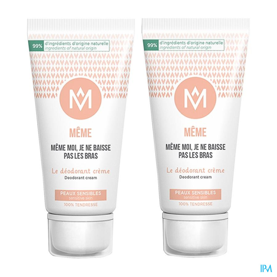 produit MEME LE DEODORANT CREME 2X50ML