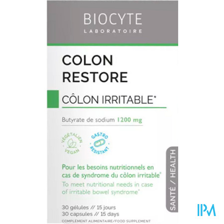 produit BIOCYTE COLON RESTAURE 30GEL