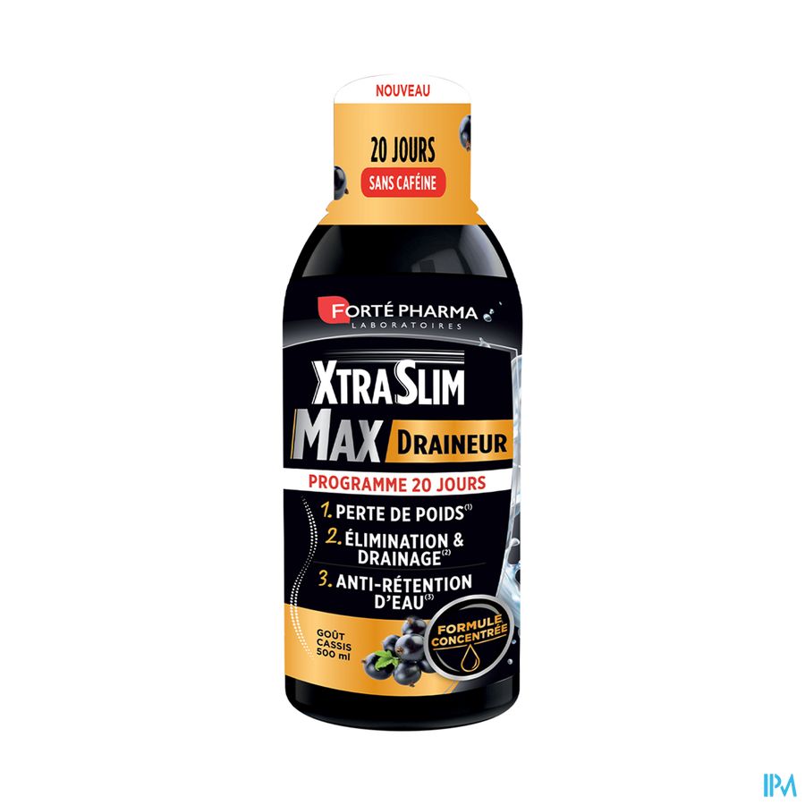 produit FORTE PHARMA XTRASLIM MAX DRAINEUR 500ML