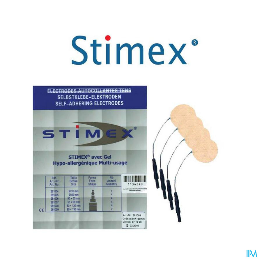 vignette Tens Stimex Electrode 32mm X4