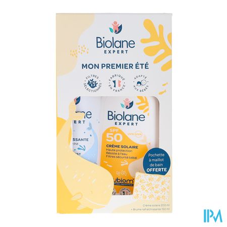 vignette Biolane Expert Coffret Solaire Creme Solaire 200ml + Brume Rafraichissante + Pochette Maillot Bain