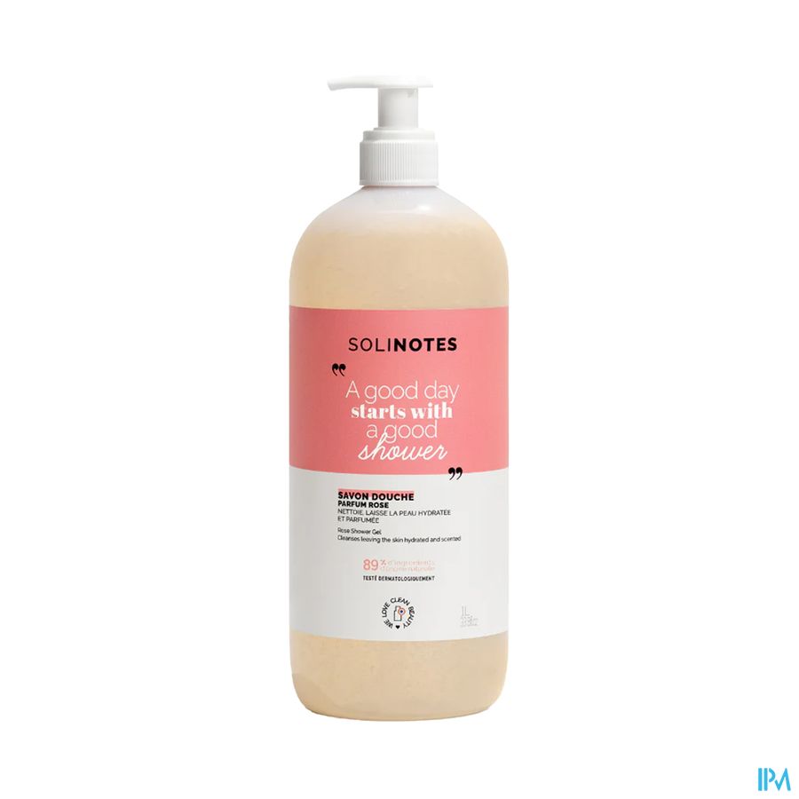 produit SOLINOTES ROSE SAVON DOUCHE 1L