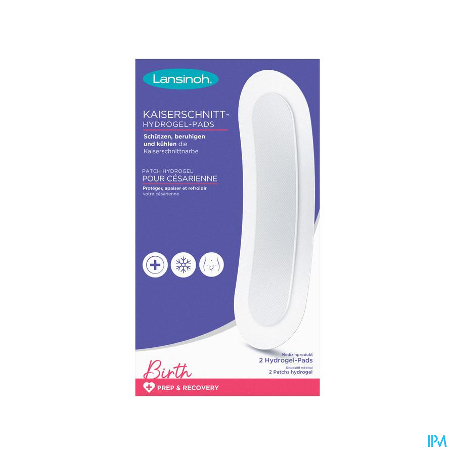 produit LANSINOH PATCH HYDROGEL CESARIENNE