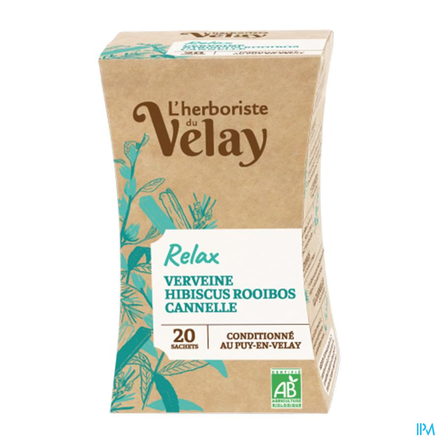 produit PAGES INFUSION BIO RELAX 20 SACHETS