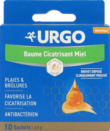 produit Urgo Baume Miel Unidose Sachet 0g9 10