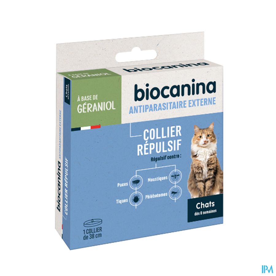 vignette BIOCANINA COLL REPULS CHATON/CHAT 38CM