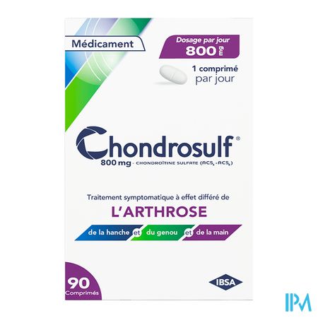 vignette CHONDROSULF 800MG CPR 90