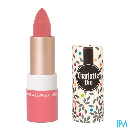 vignette Charlotte Bio Rouge A Levres Bois Rose Glossy 3g5