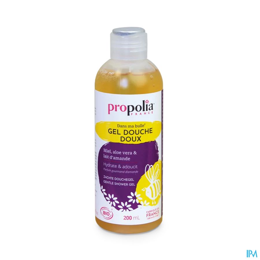 vignette PROPOLIA GEL DCHE DOUX BIO MIEL FL200ML