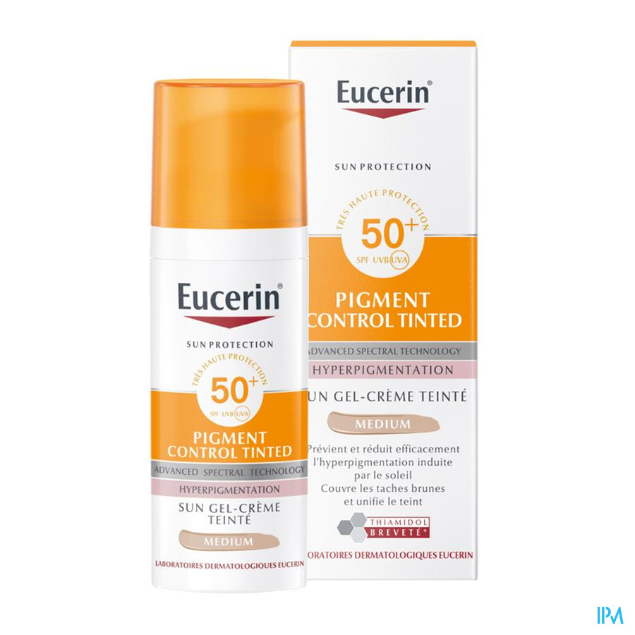 vignette EUCERIN SUN PIGMENT CONT GEL SPF50+ 50ML