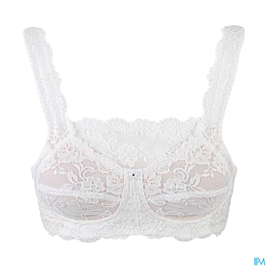 produit Thuasne Silima Flora Soutien Gorge Double Poche Creuse Blanc B T100