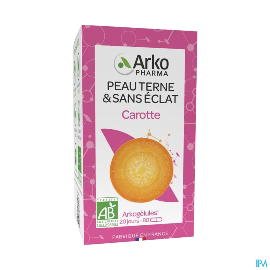 produit ARKOGELULES CAROTTE BIO 80 GEL