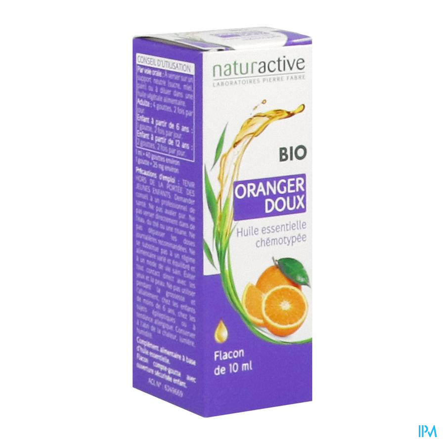 vignette Naturactive Huile Essentielle Bio Orange Doux 10ml