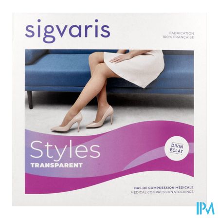 vignette Sigvaris2 Styles Transparent Collant Beige120 Normal Medium