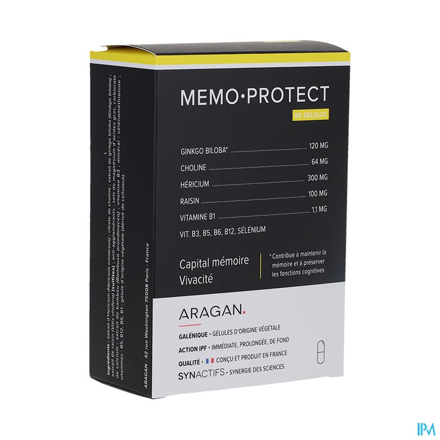 produit ARAGAN MEMOPROTECT GELU 60