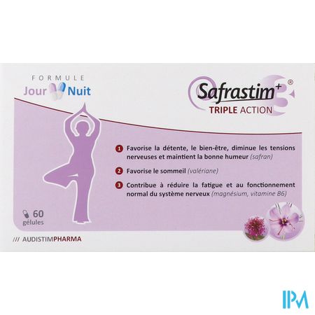 vignette Safrastim+ Triple Action Gelule 60