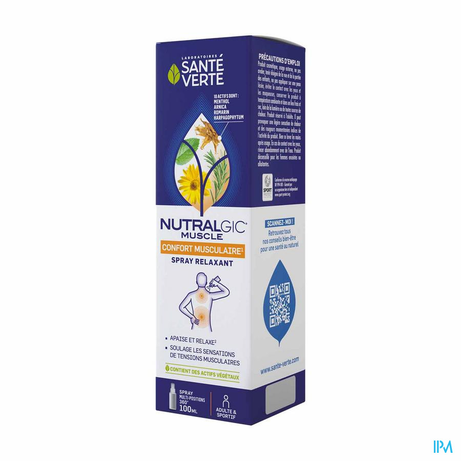 vignette Sante Verte Nutralgic Muscle Spray 100ml