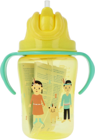 vignette DODIE TASSE PAILLE 18M 350ML JAUNE