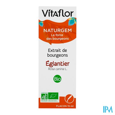 produit Vitaflor Naturgem Extrait Bourgeon Bio Eglantie 15ml