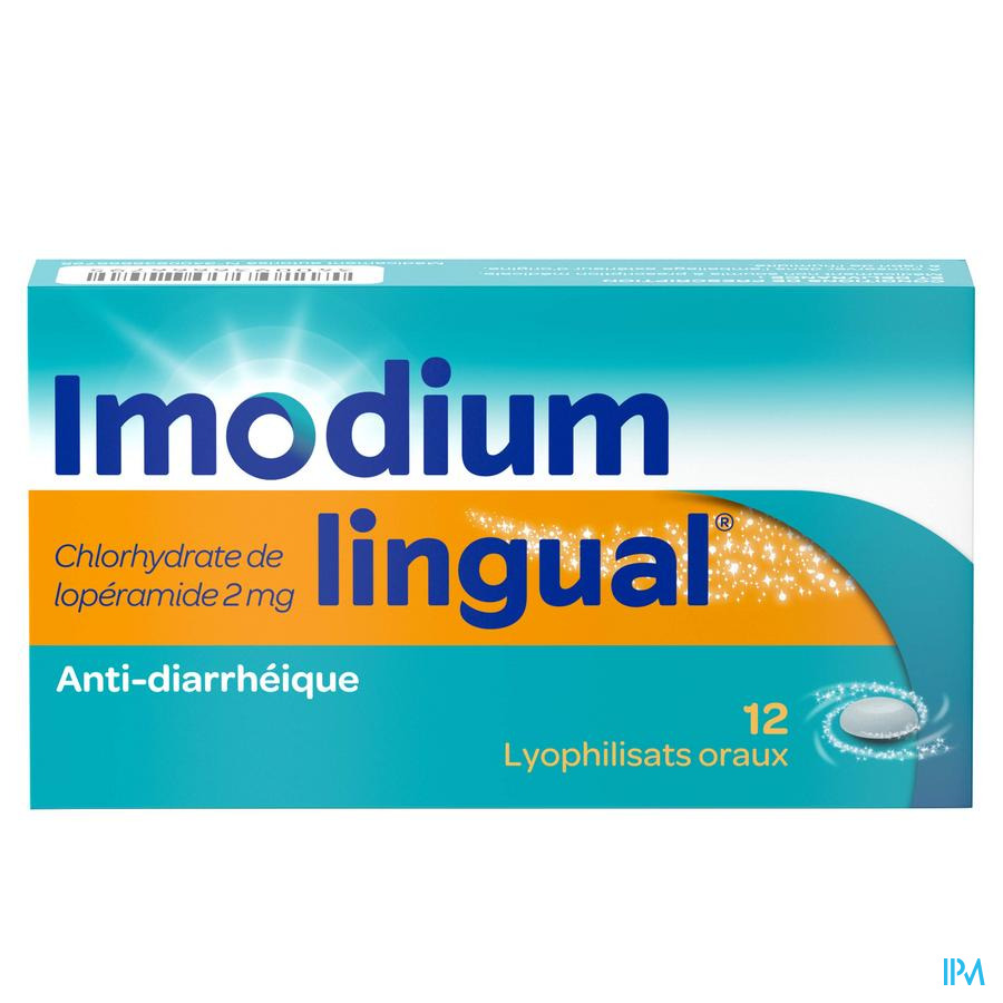 vignette IMODIUMLINGUAL 2MG LYOC 12