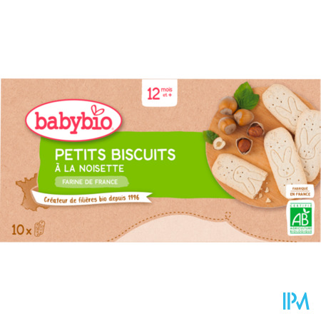 vignette BABYBIO BISCUITS NOISETTE 160G