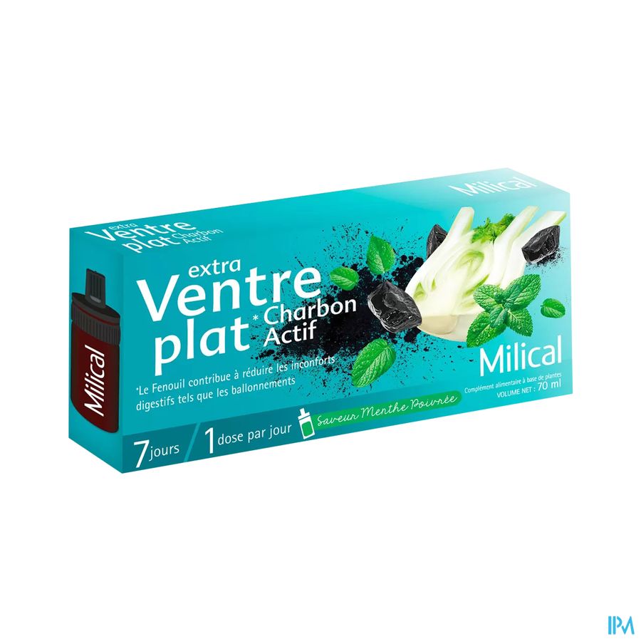 produit MILICAL EXTRA VENTRE PLAT CHARBON