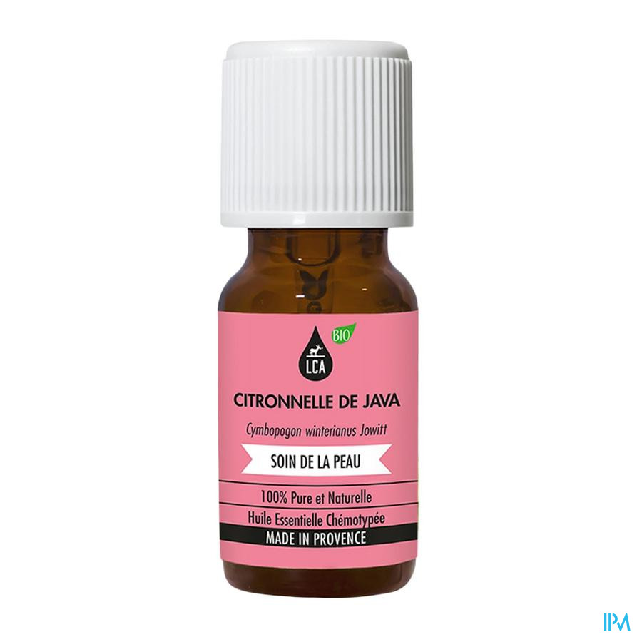 produit LCA HE DE CITRONNELLE DE JAVA BIO 10ML