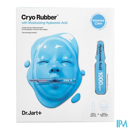 produit Dr Jart+ Cryo Rubber Masque A l'acide Hyaluronique Hydratant Cooling 4g + 40g