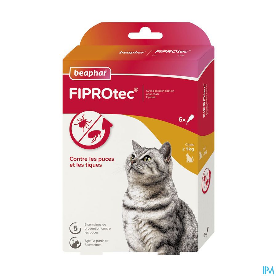 produit FIPROTEC 50MG S-O CT PIP 6