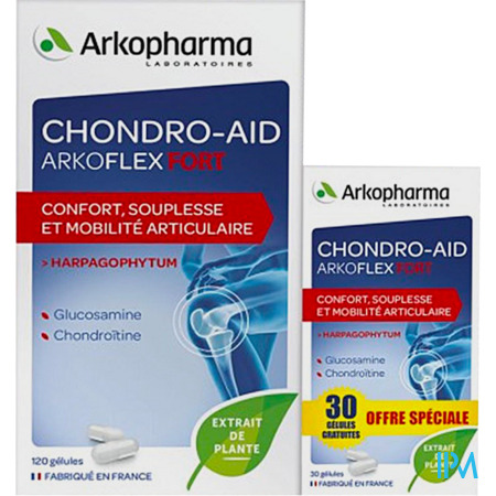 produit Chondro Aid Arkoflex Fort Gelule 120 + 30 Offerte