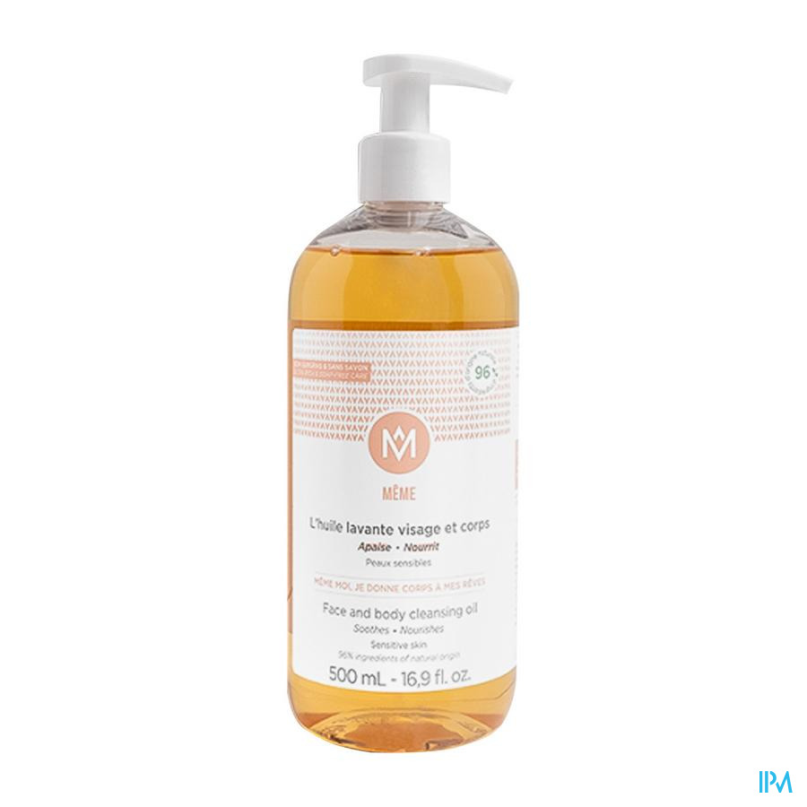 produit MEME L'HUILE LAVANTE VISAGE/CORPS 500ML
