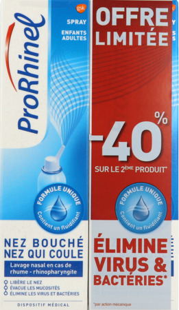 produit PRORHINEL SOL NAS AD ENF 100ML LOT 2