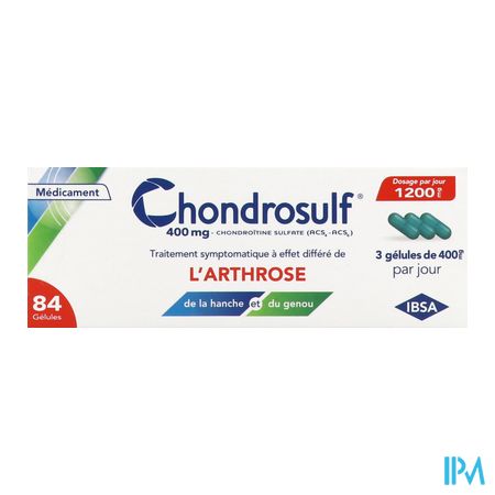 vignette CHONDROSULF 400MG GELULE 84