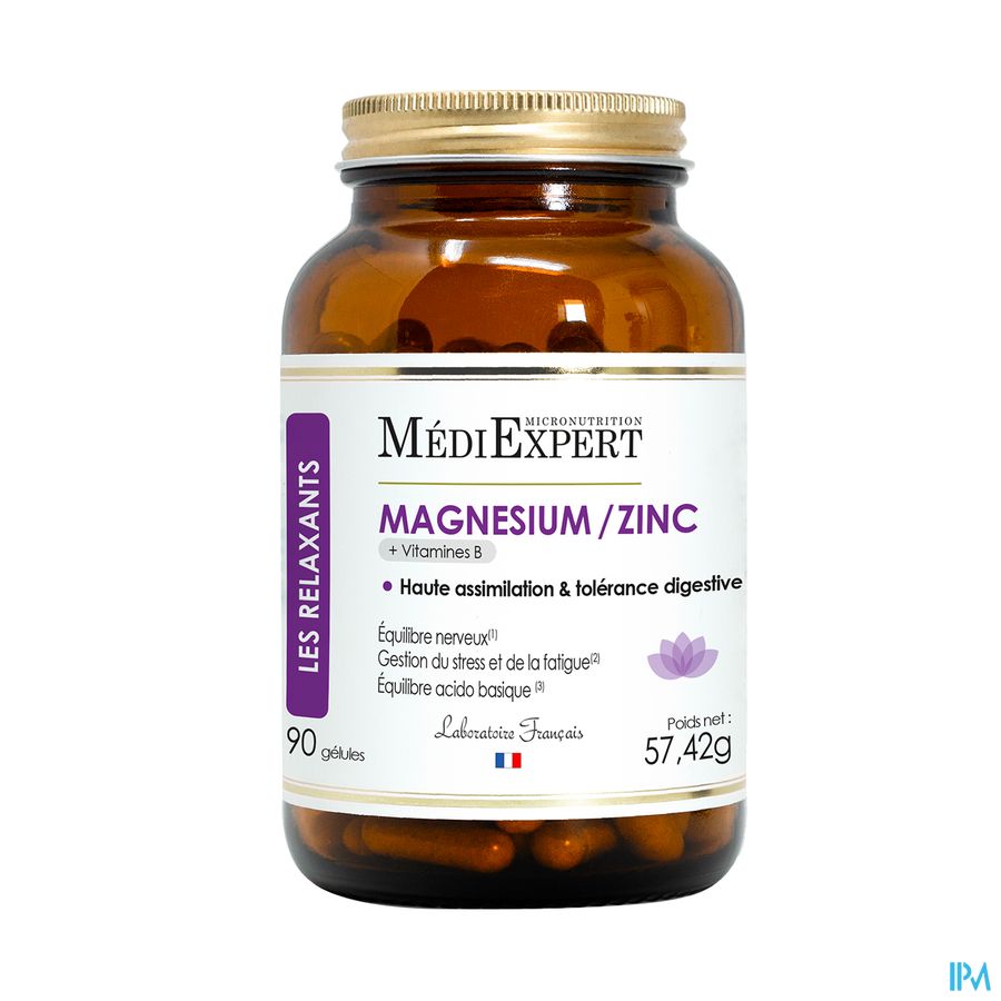 vignette MAGNESIUM/ZINC BISGLYCINATE 90 GELULES