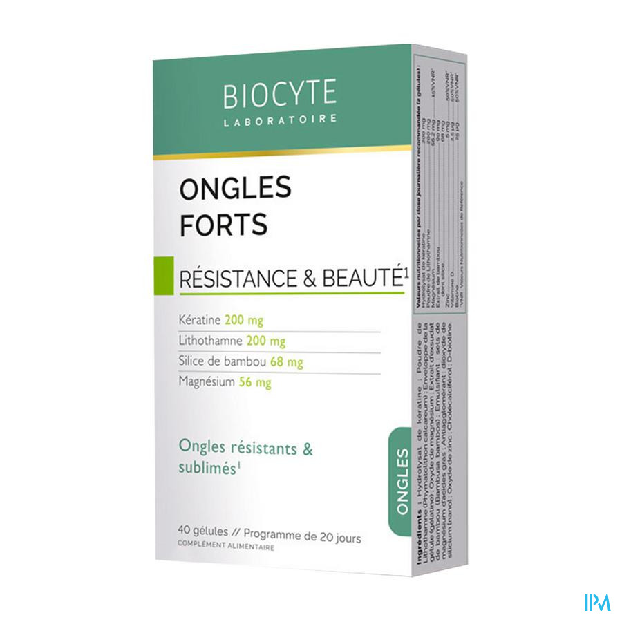 produit BIOCYTE ONGLE FORT GELUL 40