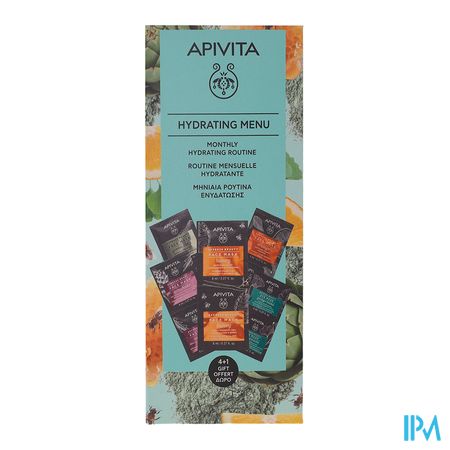 vignette Apivita Hydrating Menu Masque Panache 8ml X5