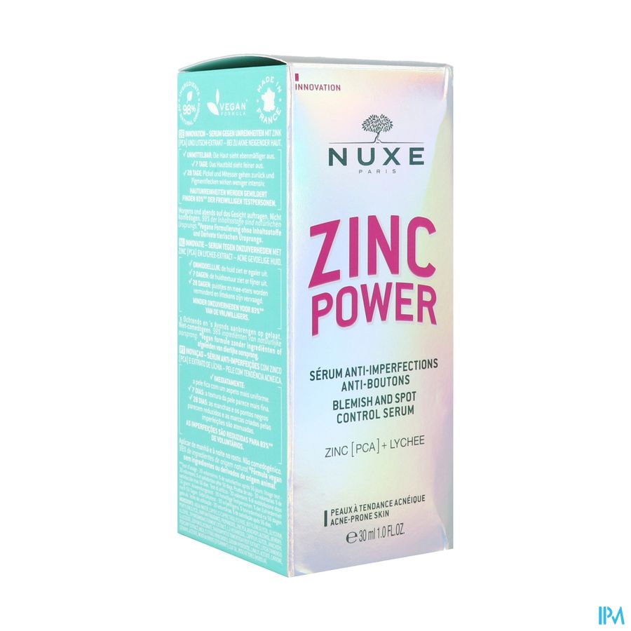 vignette NUXE ZINC POWER SERUM FL-PIPETTE 30ML