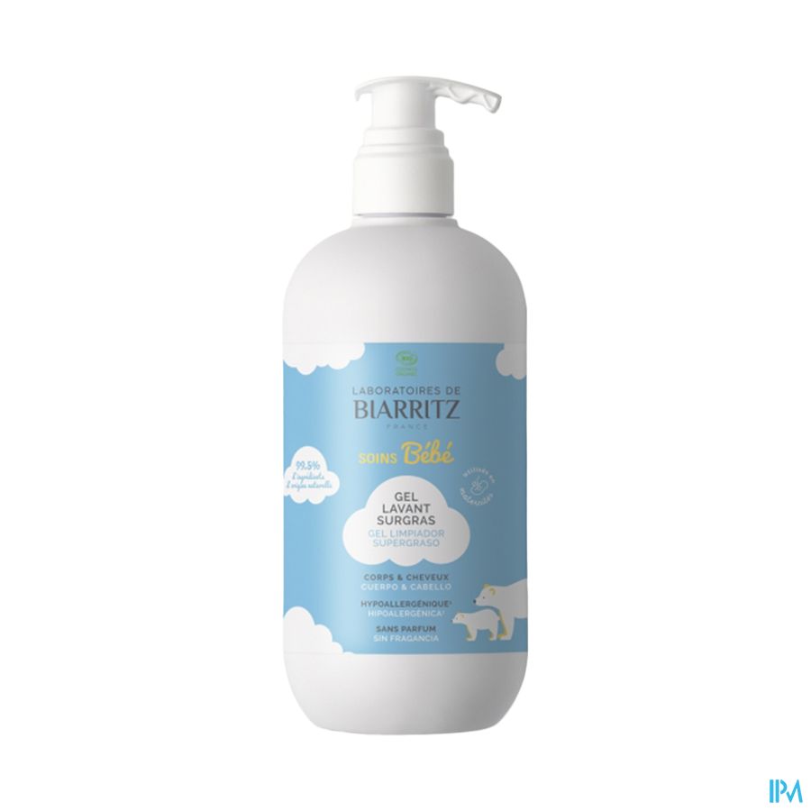 vignette LDBIARRITZ BB GEL LAV SURG S/PARF 500ML