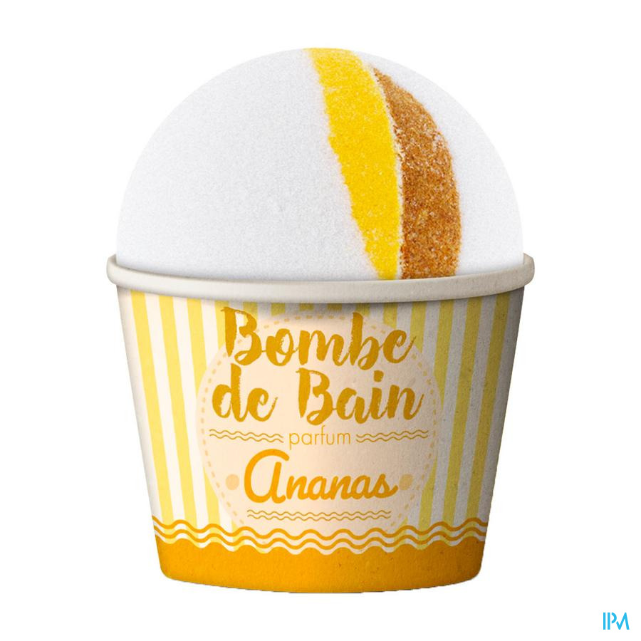vignette Les Petits Bains De Provence Bombe De Bain Ananas 115g