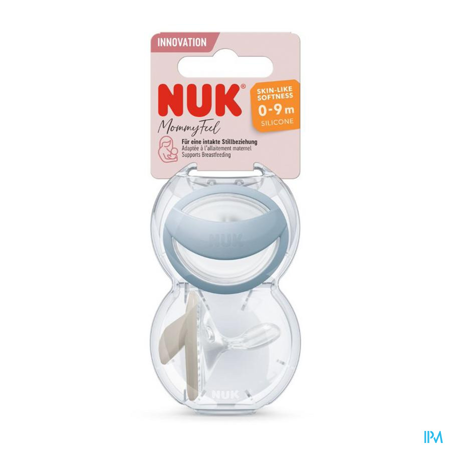 vignette Nuk Sucette Silicone Mommyfeel 0-6m Jean X2