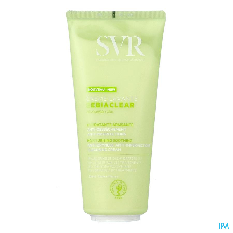 vignette SVR SEBIACLEAR CREME LAVANTE 200ML