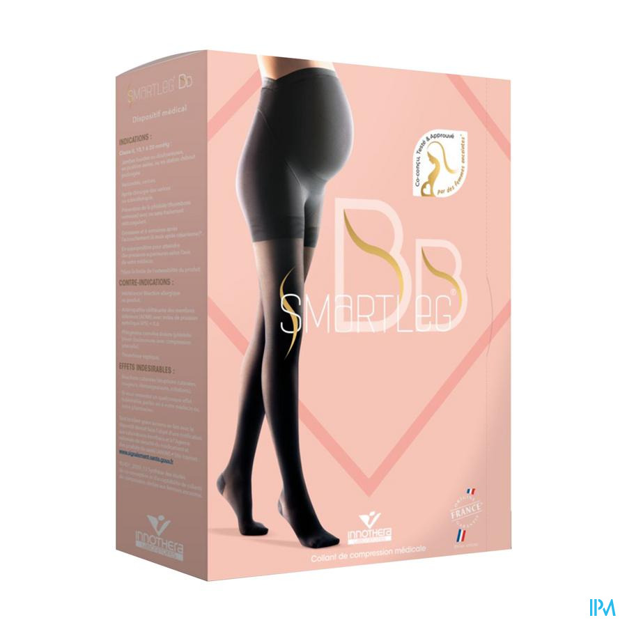 vignette Innothera Smartleg2 Bb Semi Transparent Femme Collant Maternite Normal T1+