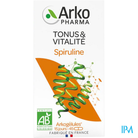 produit ARKOGELULES SPIRUL BIO GELU45