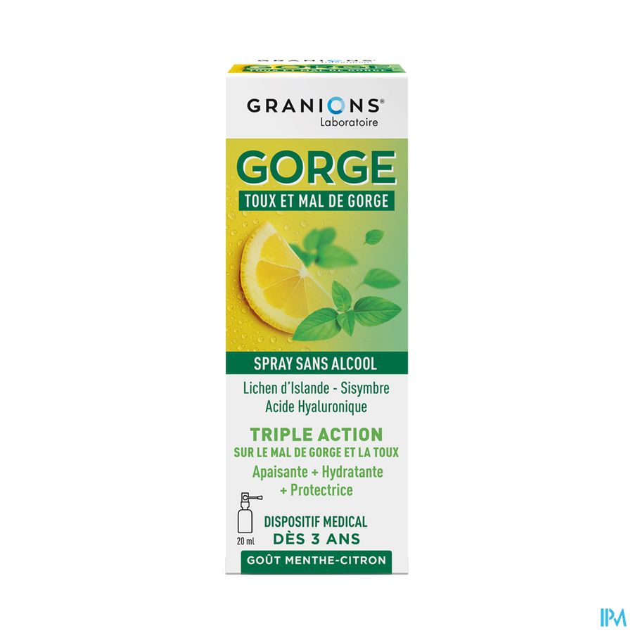 vignette GRANIONS GORGE TOUX SPRAY 20ML