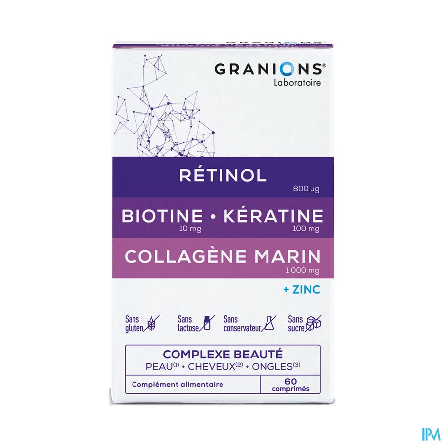 vignette GRANIONS COMPLEXE PEAU CHEV/ONGLES CPR60