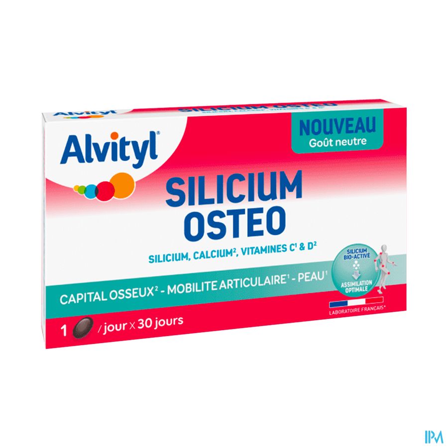 produit Alvityl Silicium Osteo Capsules 30