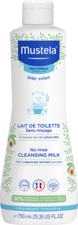 vignette MUSTELA LAIT TOILETTE PN 750ML S/RINCAGE