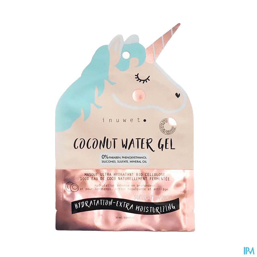 produit INUWET MASQ LICORNE VISAGE HYDRATANT BIO